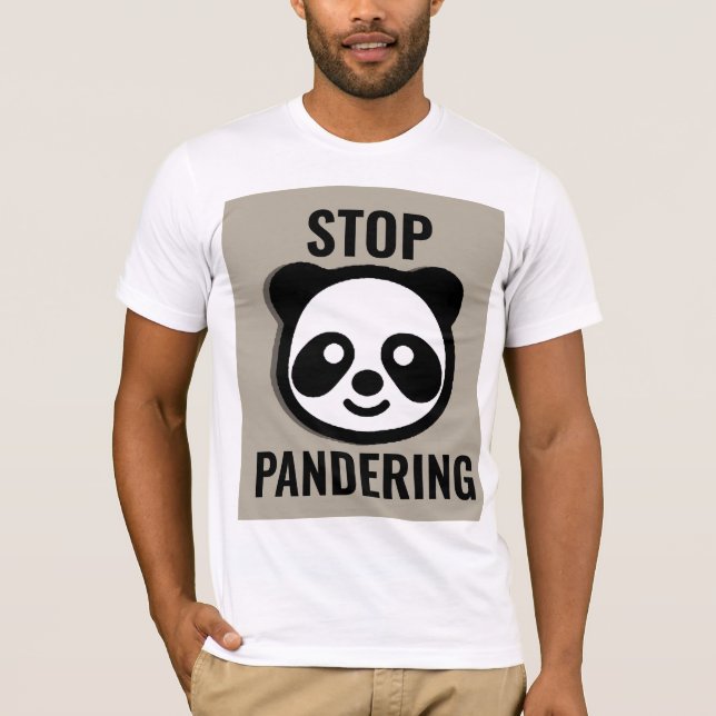 STOPPPANDERING T-SHIRTS (Framsida)