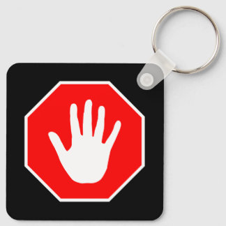 Stoppskylt Nyckelring