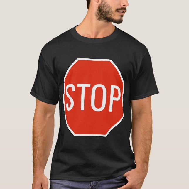 Stoppskylt T-shirt (Framsida)