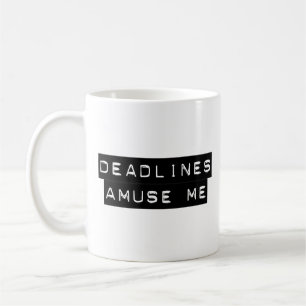 Stopptider roar mig kaffemugg