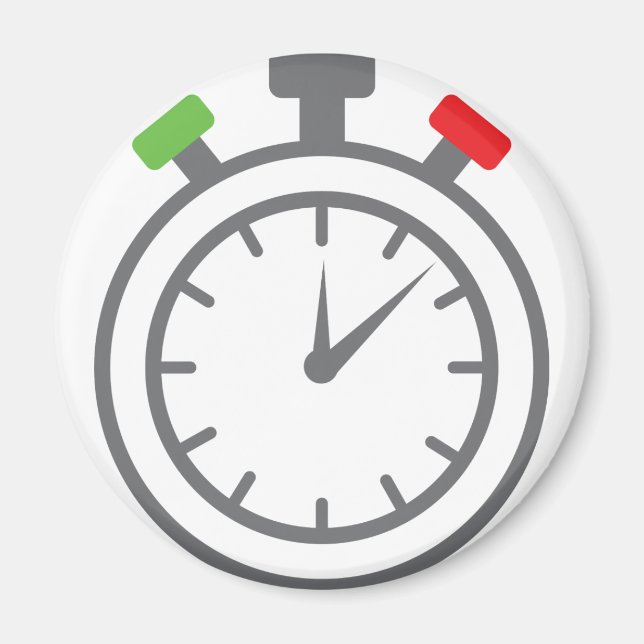 stoppur - larmtimer magnet (Framsidan)