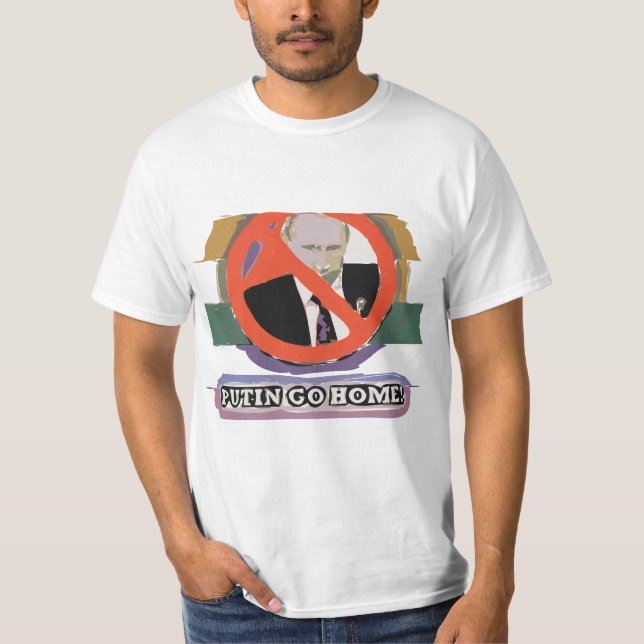Stoprussia stopInvasion i Ukraina T Shirt (Framsida)