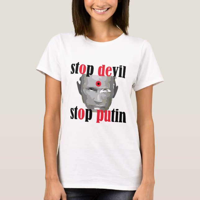 Stoprussia stopInvasion i Ukraina T Shirt (Framsida)