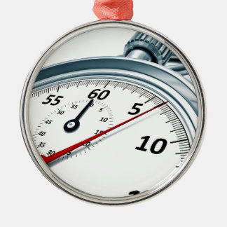 stopwatch julgransprydnad metall