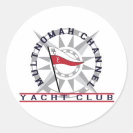 Stor 3" klistermärkear, uppsättning av 6 per sidan runt klistermärke