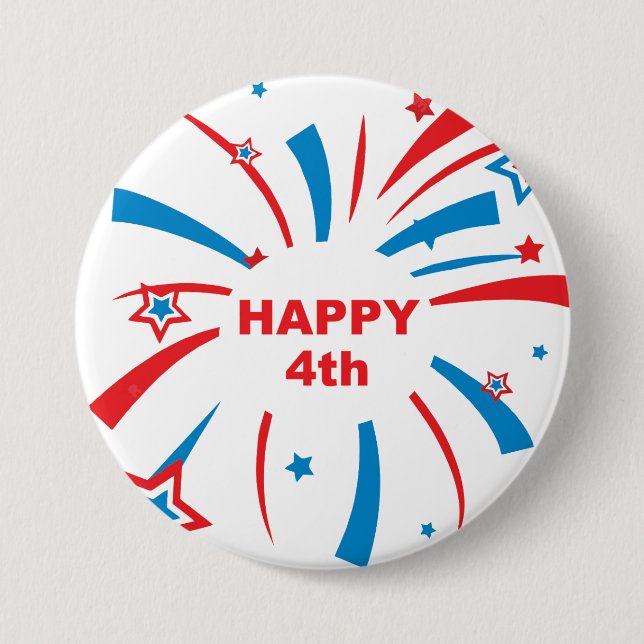 Stor, 3-tums rund knapp (Framsida)