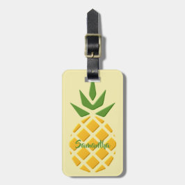 Stor 3D-ananas Bagagebricka