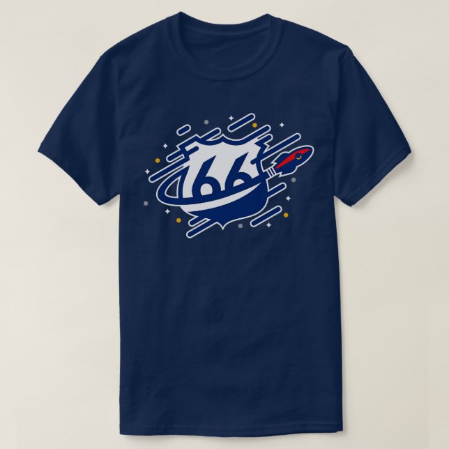 Stor 66 röd t shirt (Design framsida)