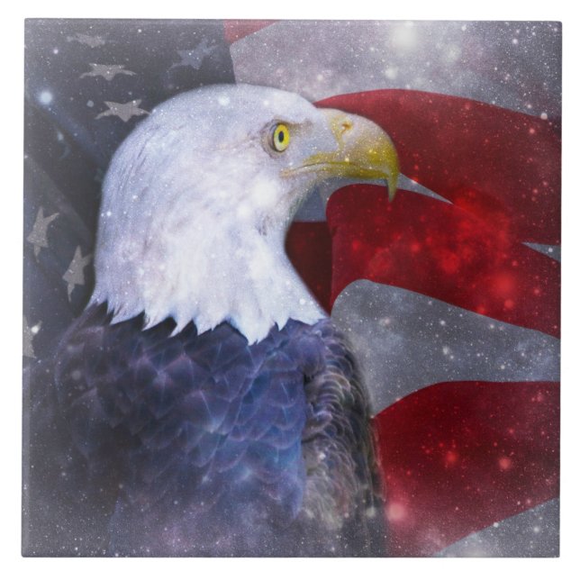 Stor (6 tum x 6 tum) keramiskt fotouppställning kakelplatta (Framsidan)