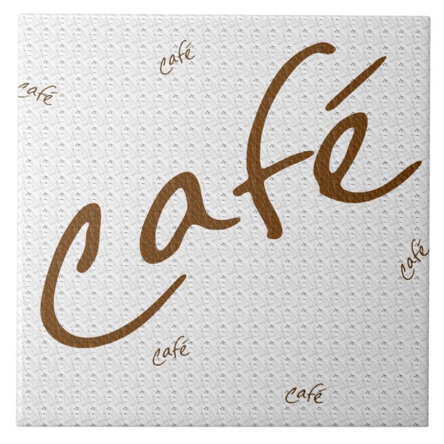 Stor (6 tum x 6 tum) keramiskt fotouppställning kakelplatta (Framsidan)