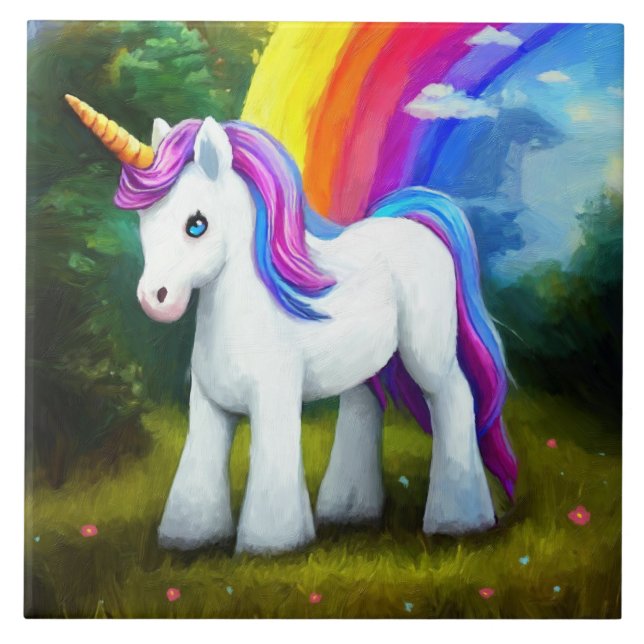 Stor (6 tum x 6 tum) keramiskt plattor kakelplatta (Framsidan)