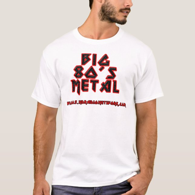 Stor 80-talmetallklassiker T Tee (Framsida)