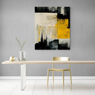 Stor Abstrakt målar "Einternal Dorsa". Canvas