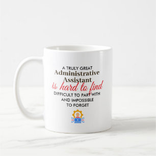 Stor administrativ assistent Personlig namngåva Kaffemugg