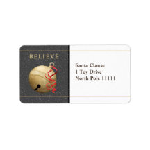 Stor adressetikett, JINGLE BELL Jul