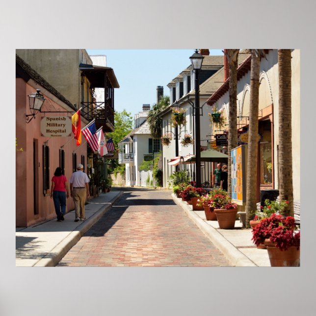 Stor affisch som visar Aviles Street (Framsidan)