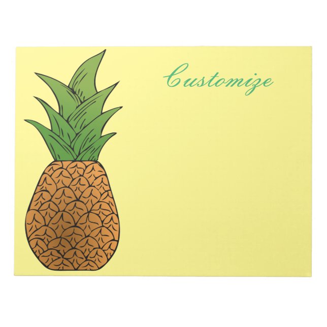 Stor ananas Thunder_Cove Thunder_Cove Anteckningsblock (Framsida)