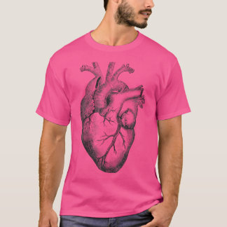 Stor anatomiskt hjärtkärlhjärt Kardiolog Heart Do T Shirt