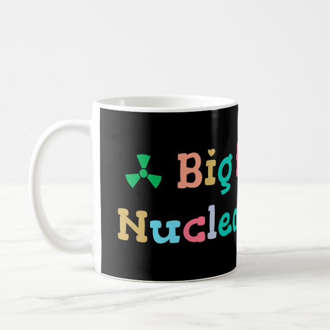 Stor anhängare av kärnkraft kaffemugg (Vänster)