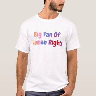 Stor anhängare av mänskliga rättigheter jämlikhet t shirt