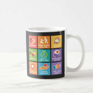 Stor anhängare av mänskliga rättigheter kaffemugg