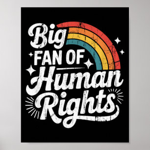Stor anhängare av mänskliga rättigheter, social rä poster