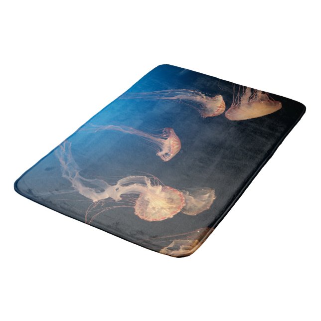 Stor Anpassningsbar Jelly Fish Bath Mat Badrumsmatta (Vinklad)