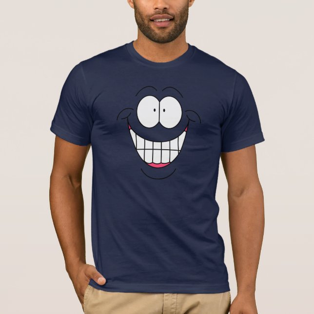 Stor ansikts-t-shirt tee shirt (Framsida)