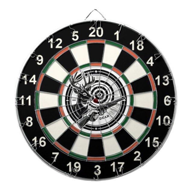 Stor Antler Hjort i Target Darttavla (Framsidan)