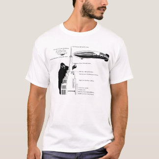 Stor apa för empire state tee shirt