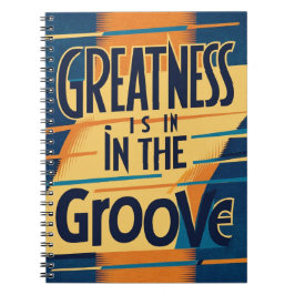 Stor är i Groove, alternativ 2 Anteckningsbok