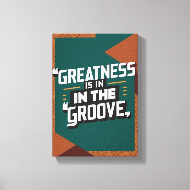 Stor är i Groove Canvastryck (Framsida)