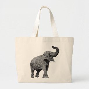 STOR ASIATISK ELEFANT - INDISK ELEFANT JUMBO TYGKASSE