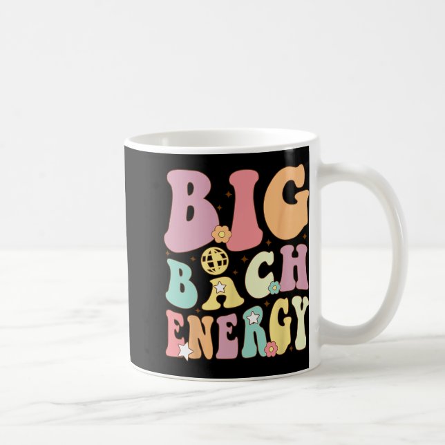 Stor Bach Energi Brud Brudtärna Groovy Möhippa Kaffemugg (Höger)