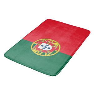 Stor badmatt med flagga av Portugal Badrumsmatta