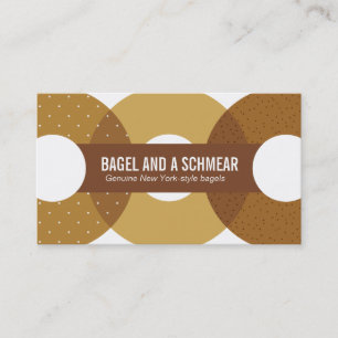 Stor bagelvisitkort visitkort