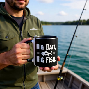 Stor Bait Stor Fisk Rolig Fiske Mugg