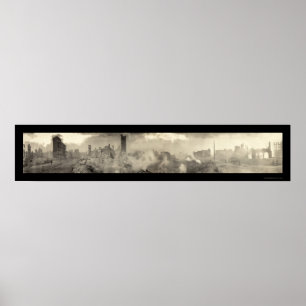 Stor Baltimore MD avfyrar fotoet 1904 Poster