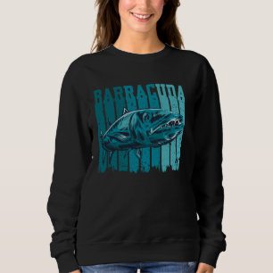 Stor Barracuda Cuda Fiske Vilda Djur Saltvatten Fi T Shirt
