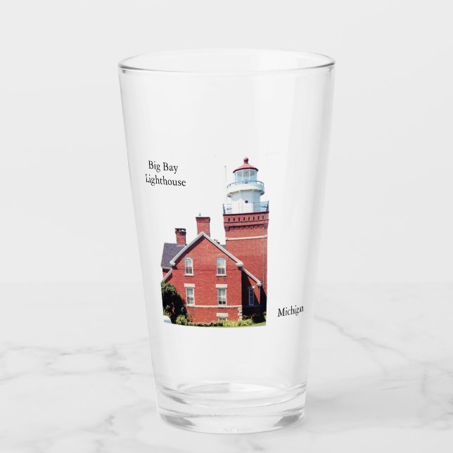 Stor Bay Lighthouse-glas Glaskopp (Framsida)