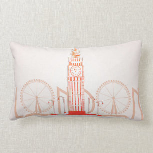 Stor Ben London England dekorativ dekorativ kudde