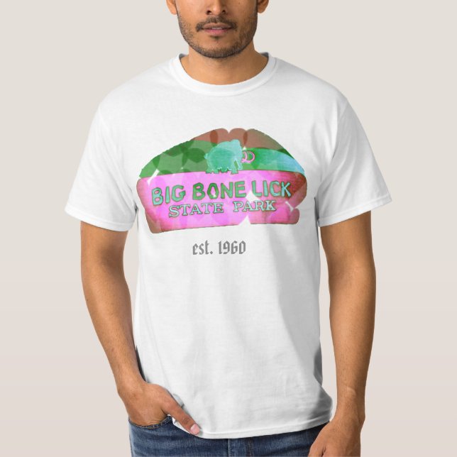 Stor benaningdelstatspark - utslagsplatsskjorta t shirt (Framsida)