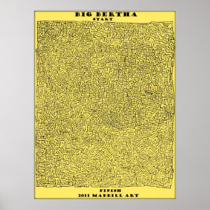 Stor Bertha Maze Poster