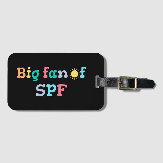 Stor beundrare av SPF Bagagebricka (Framsida horisontal)