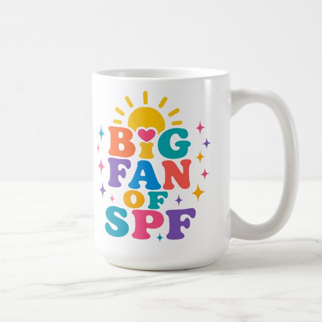 Stor beundrare av SPF sommar solskydd Kaffemugg (Höger)