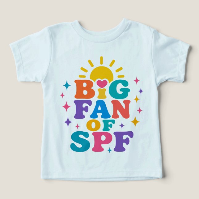 Stor beundrare av SPF sommar solskydd T Shirt (Design Framsida)