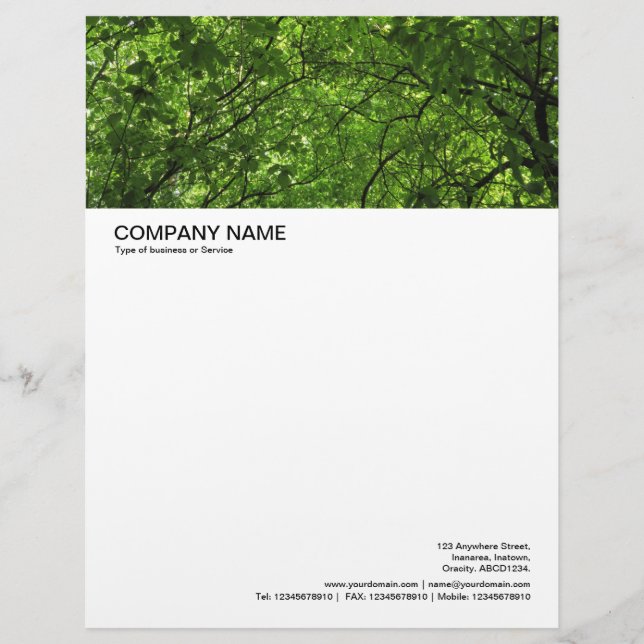 Stor Bild Header - Woodland Canopy Brevhuvud (Framsida)