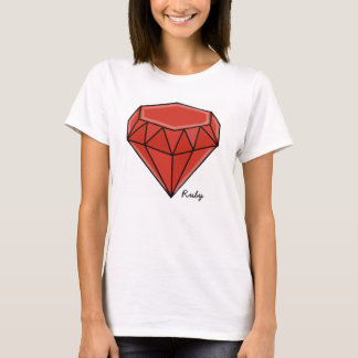 Stor Birthstone serie - Ruby T-shirt