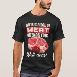 Stor bit kött Rolig BBQ köttätare T Shirt