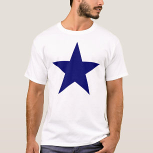 Stor blåttstjärna tee shirt